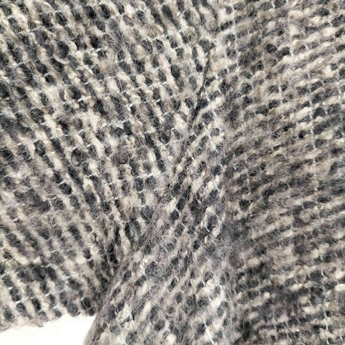 イオコムイオ io comme  io シャギー レイヤード ノーカラーウールコート レディース JPN:38